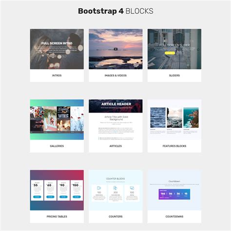 Bootstrap Templates New