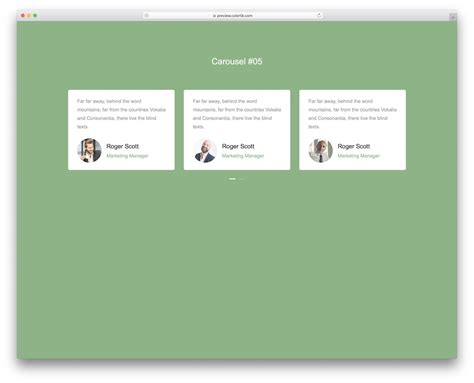 Bootstrap Vertical Carousel Example