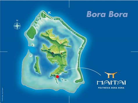 Landkarte Bora Bora Landkarte