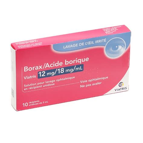 borax/acide borique viatris