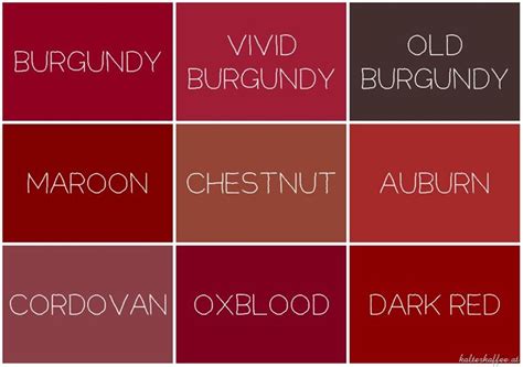 bordeaux color vs burgundy color