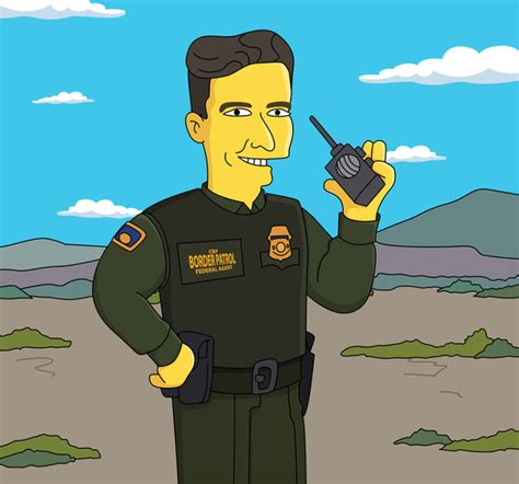 border patrol agent cartoon
