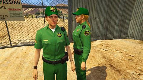 border patrol uniforms for fivem