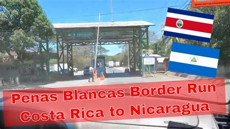 border run from costa rica to nicaragua