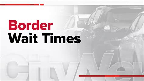 border wait times bellingham