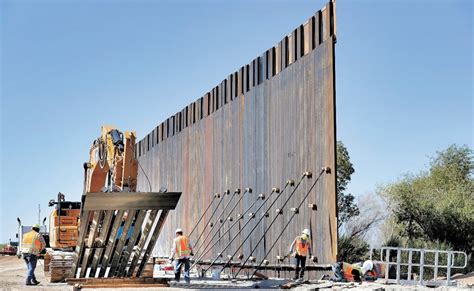 Border Wall Falling Apart