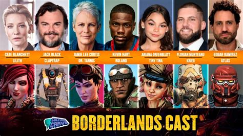 borderlands movie cast list