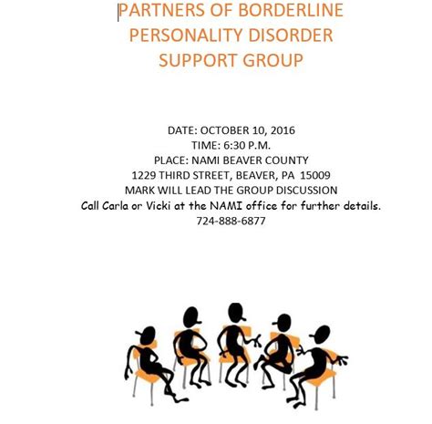 borderline personality disorder help groups