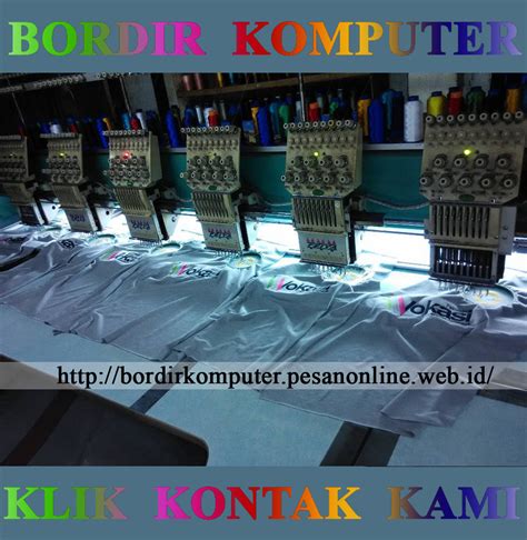 Bordir Komputer Di Surabaya Harga Murah Order Bisa Satuan