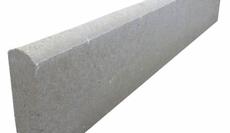 Bordure Beton 1m Mr Bricolage ALKERN AC1 Béton Gris L. 1 M Point.P