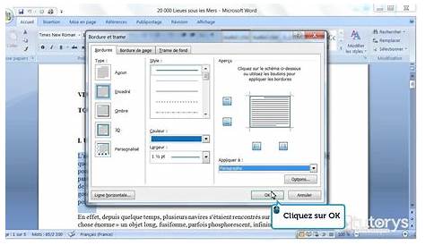 Bordure De Page Word 2007 Microsoft Office Orientation Et