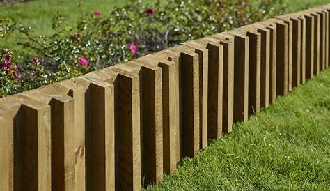 Bordure En Bois De Irrégulière — La Jardinerie Créative