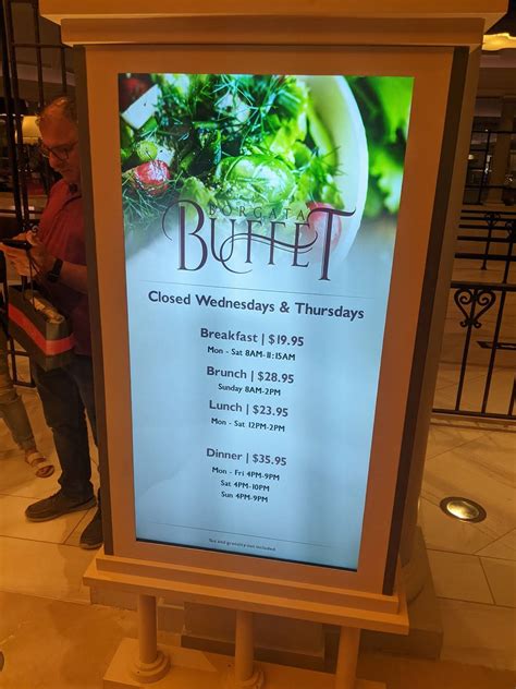 borgata buffet menu