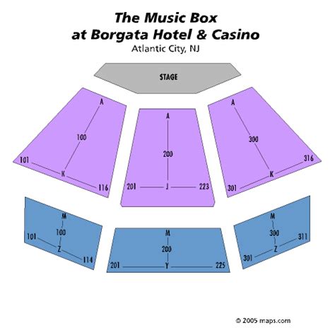 Borgata Seating Chart Comedy