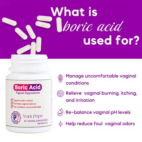 boric acid for yeast infection