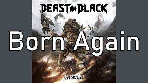 born again lyrics beast in black