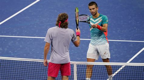 borna coric vs stefanos tsitsipas