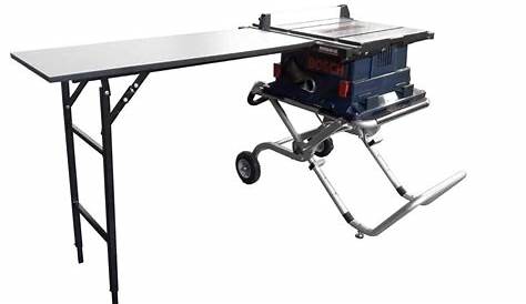 Bosch 4100 Outfeed Table BOSCH 10 INCH TABLESAW WITH FENCE AND GRAVITY RISE