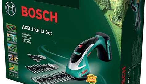 Bosch ASB 10.8 LI SET Cordless Shrub Shearer 10.8v