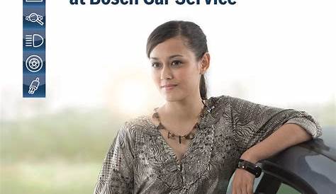 Bosch Car Service Poster "New " Brochure Store