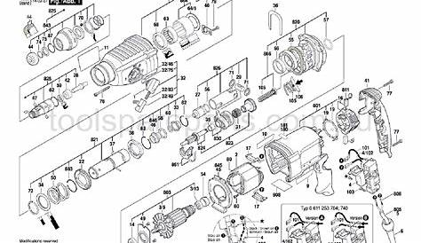 Bosch Gbh 2 26 Dre Parts Diagram Genuine Spare For ALL The Biggest Brands From Makita