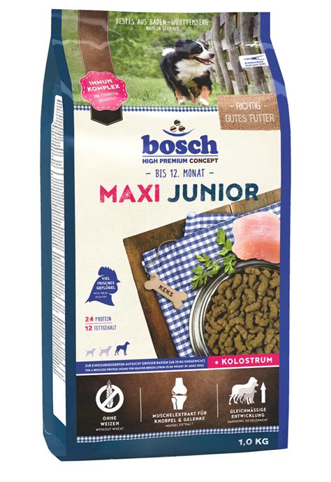 Bosch Hundefutter Maxi Junior Test 2 x 15 kg Bosch Maxi Junior