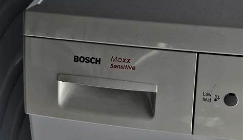 Bosch Maxx 6 Display Symbols Exclusiv Wasmachine En Sensitive