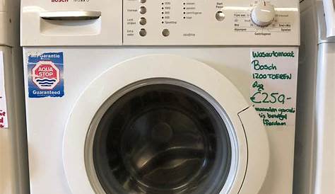 Bosch Maxx 6 Varioperfect 1400 Rpm Washing Machine In