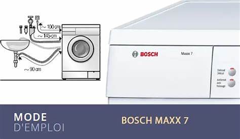 Bosch Maxx 7 Notice Entretien, Remarques Dans La Zone D'affichage, Maintenance