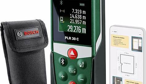 Bosch PLR 30 C, distanziometro e laser digitale per