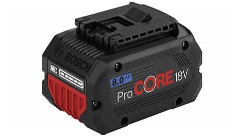 Batterie Bosch 18V 8Ah LiIon ProCore 18V