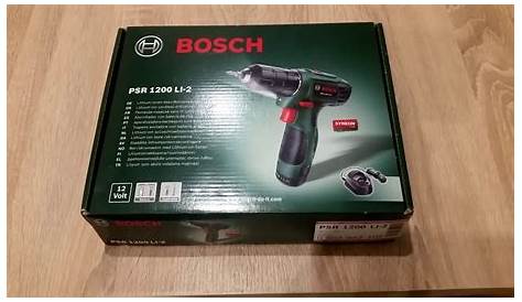 Bosch Psr 1200 Li 2 Perceuse
