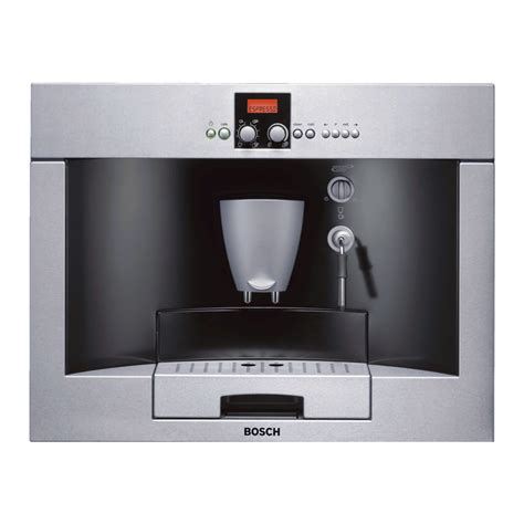 Bosch Coffee Maker User Manual