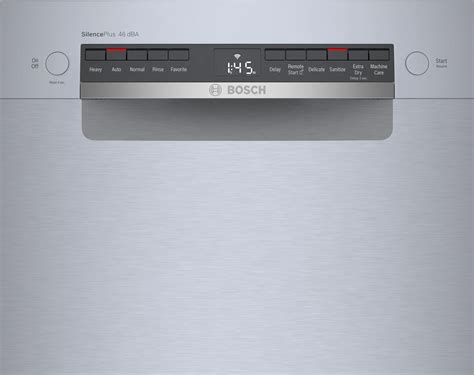 Bosch Dishwasher Front Controls
