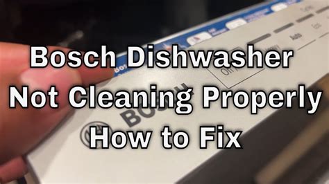 Bosch Dishwasher Not Using Detergent