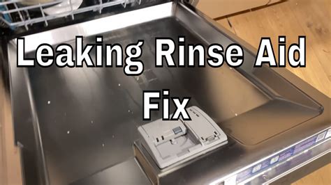 Bosch Dishwasher Rinse Aid Error