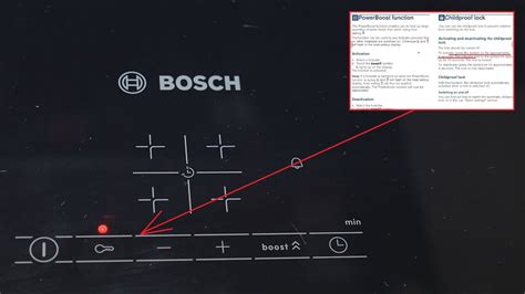 Bosch Induction Hob Locked