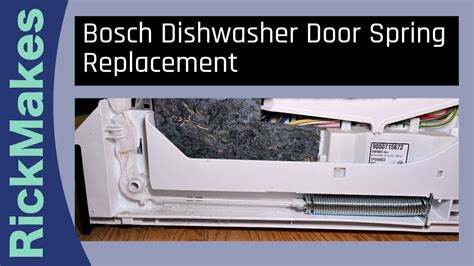 Bosch Integrated Dishwasher Door Spring Replacement
