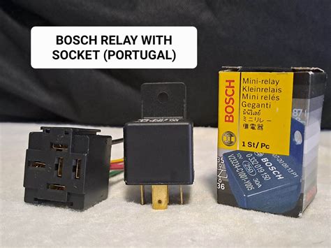 Bosch Relay With Socket