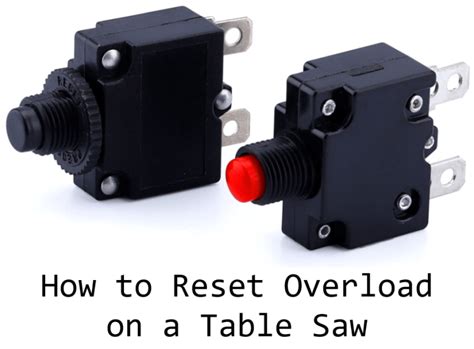 Bosch Table Saw Reset Button