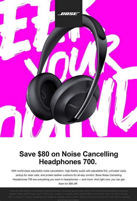 bose headphone coupons