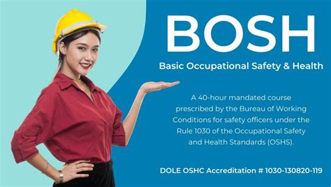 BOSH safety officer training in Philippines