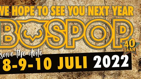 bospop 2022 line up