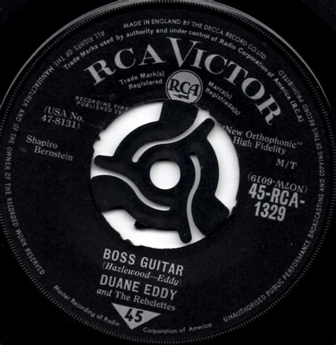 boss guitar duane eddy and the rebelettes