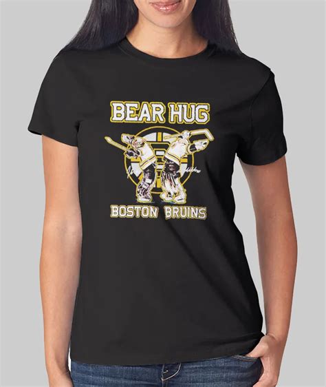 boston bruins bear hug shirt