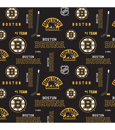 boston bruins cotton fabric