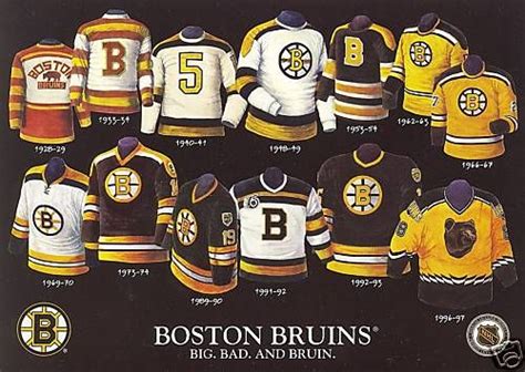 boston bruins jersey numbers history