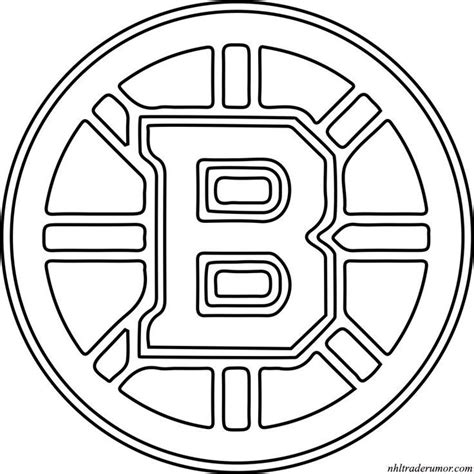 boston bruins printable coloring pages