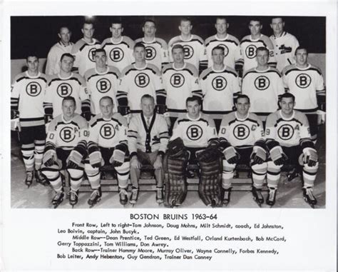 boston bruins roster 1950