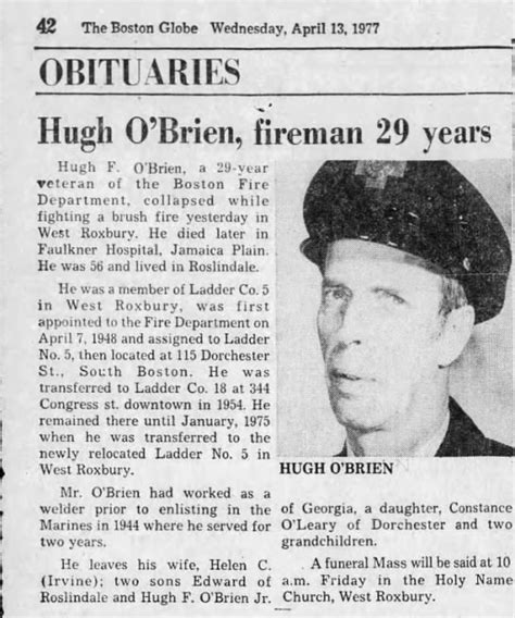 boston globe archives obituaries